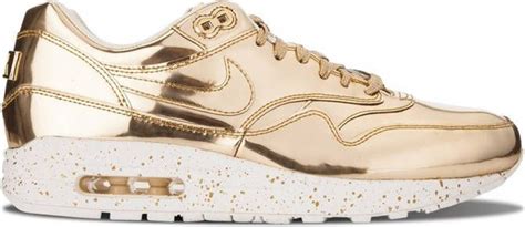 hoge nike air max sneakers dames goud|air max 1 schoenen.